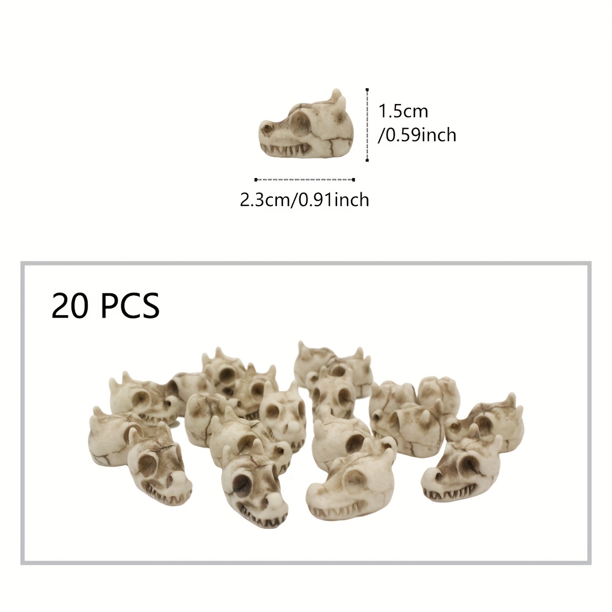 20 ชิ้นหัวมังกร Skull บอนไซรูป - Bonsai Garden World บทวิจารณ์และราคา