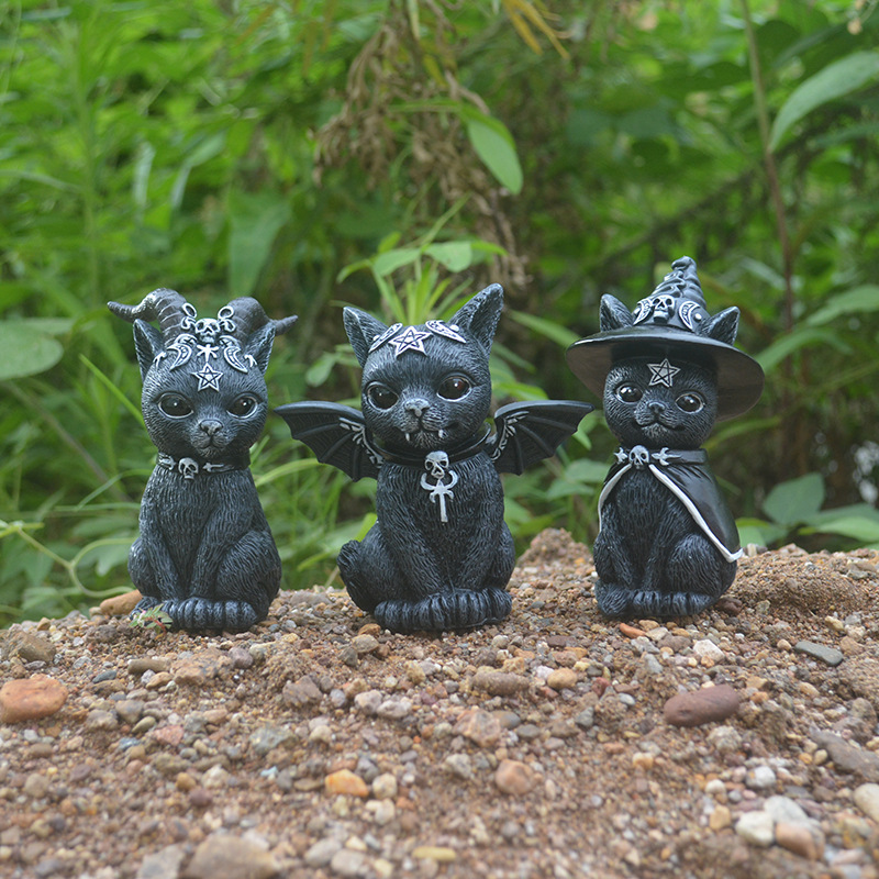 แมววิเศษฮาโลวีน งานฝีมือเรซิ่น - Bonsai Garden Festival บทวิจารณ์และราคา