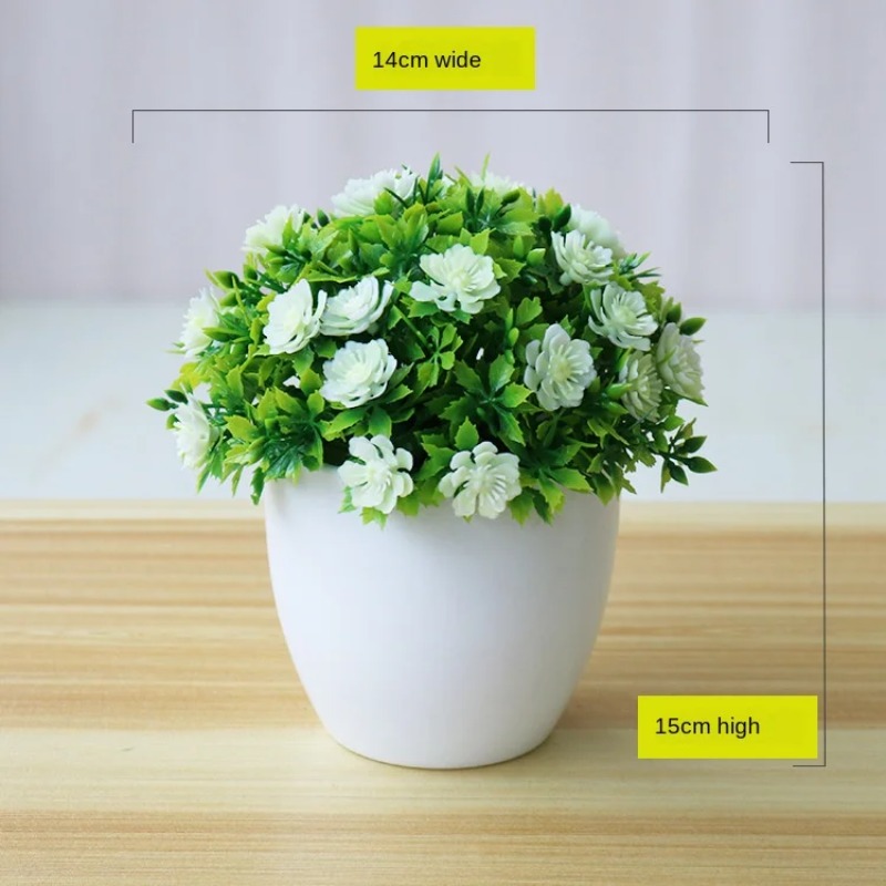1Pcประดิษฐ์พืชBonsaiดอกไม้พืชด - Bonsai Garden Home บทวิจารณ์และราคา