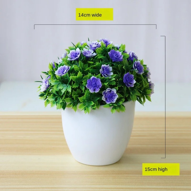 1Pcประดิษฐ์พืชBonsaiดอกไม้พืชด - Bonsai Garden Home บทวิจารณ์และราคา