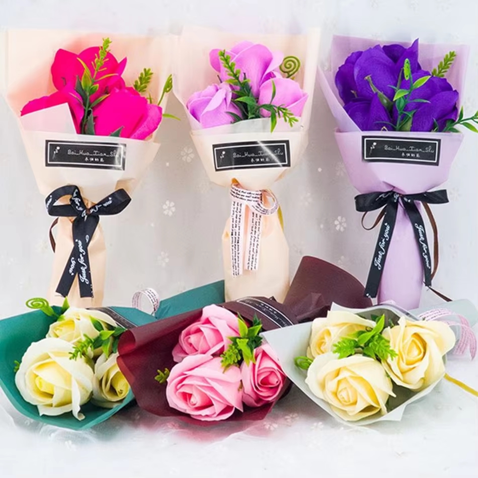ดอกกุหลาบสบู่ ดอกไม้ประดิษฐ์ ส - Bonsai Garden Gift บทวิจารณ์และราคา