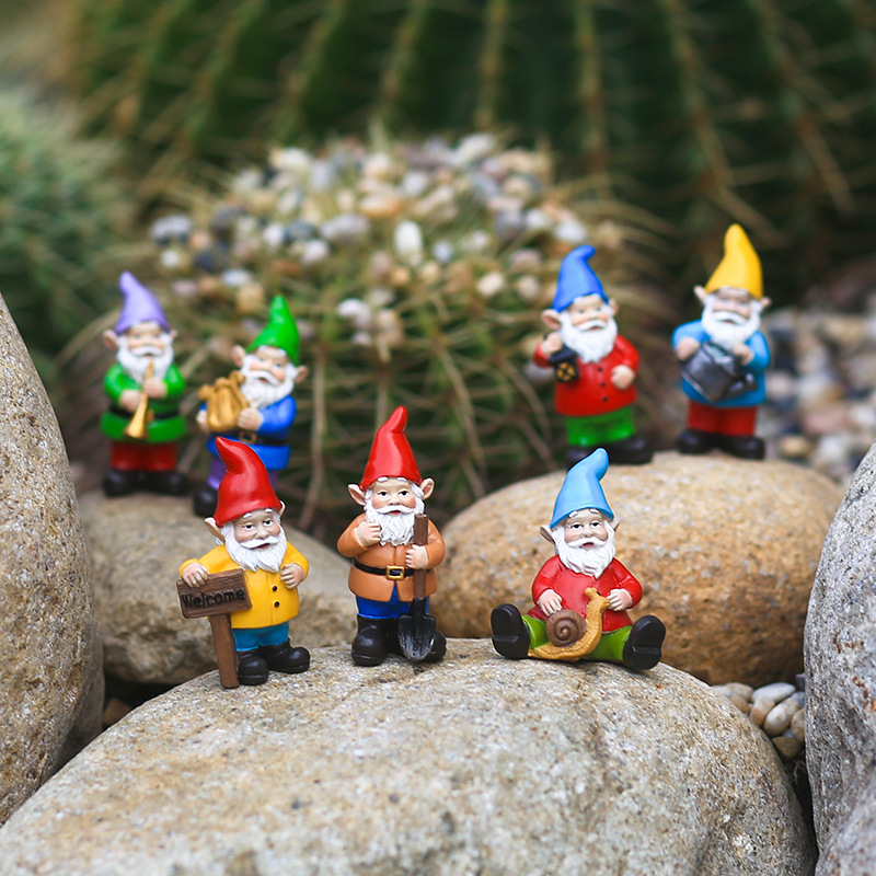 7ชิ้น/เซ็ต Miniature ตลก Gnome - Bonsai Garden Gift บทวิจารณ์และราคา
