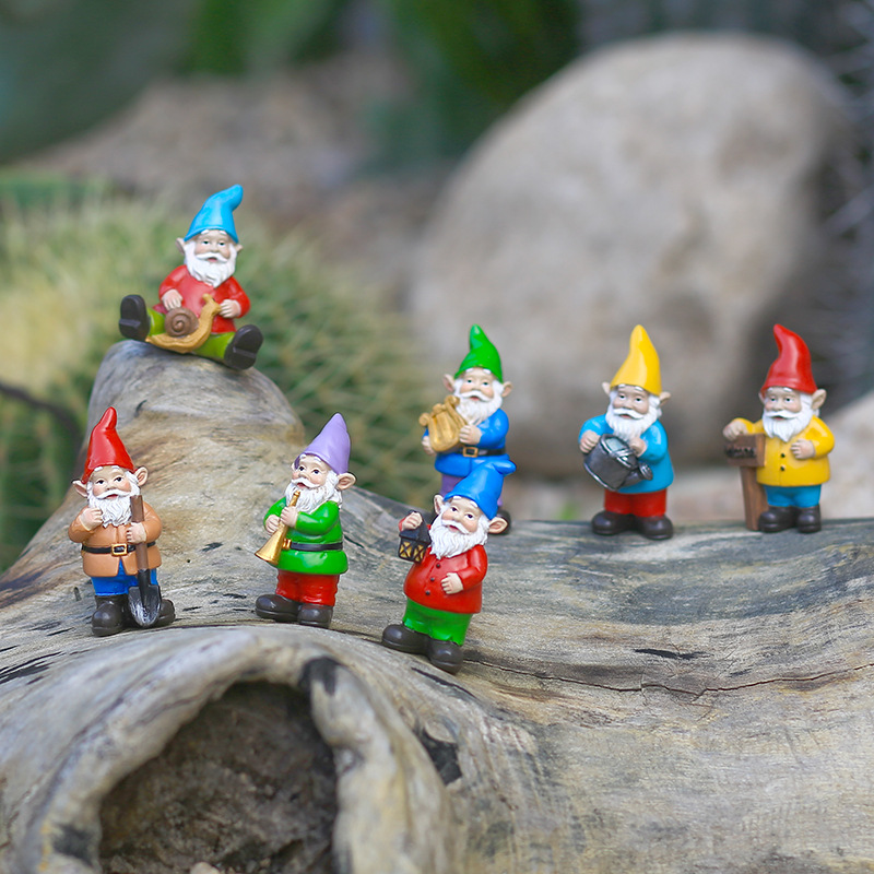 7ชิ้น/เซ็ต Miniature ตลก Gnome - Bonsai Garden Gift บทวิจารณ์และราคา