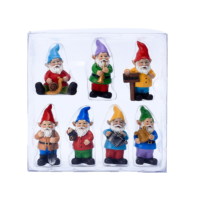 7ชิ้น/เซ็ต Miniature ตลก Gnome - Bonsai Garden Gift บทวิจารณ์และราคา