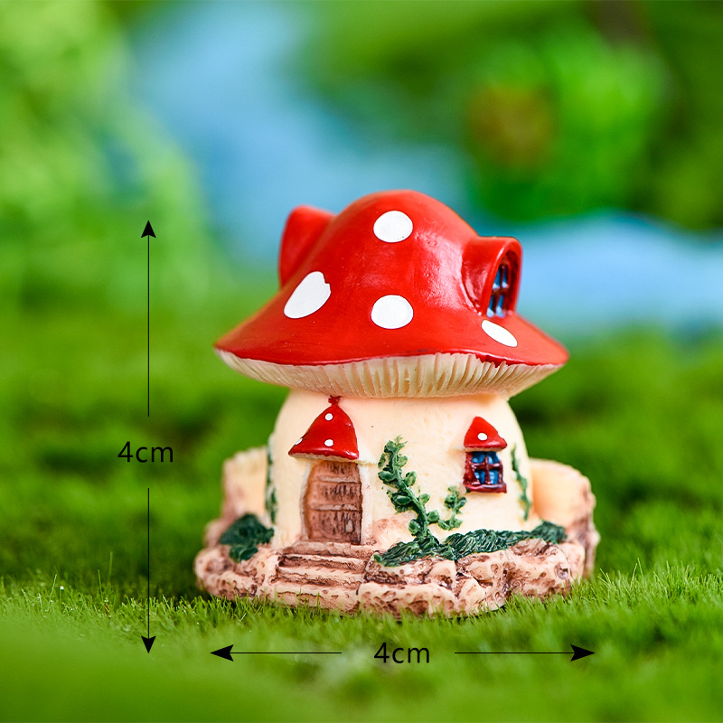 สวนที่มีสีสันเห็ดตกแต่งบ้าน Mi - Bonsai Garden World บทวิจารณ์และราคา