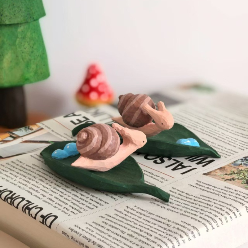งานฝีมือไม้รูปหยดน้ำหอยทาก งาน - Bonsai Garden Gift บทวิจารณ์และราคา