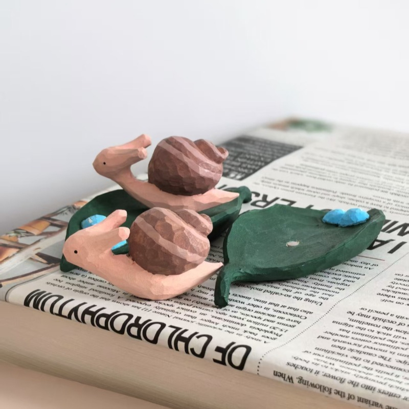 งานฝีมือไม้รูปหยดน้ำหอยทาก งาน - Bonsai Garden Gift บทวิจารณ์และราคา