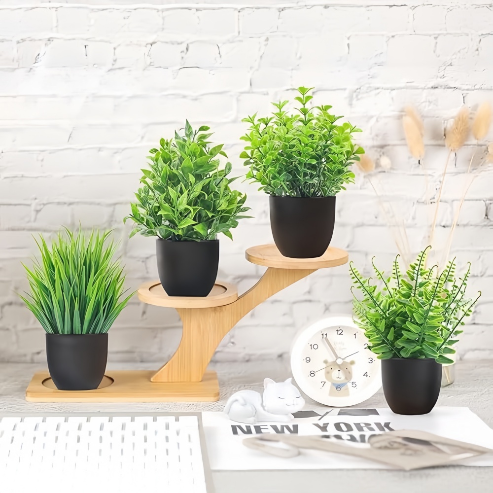 ชุดต้นไม้ประดิษฐ์ขนาดเล็ก 4 ชิ - Bonsai Garden Home บทวิจารณ์และราคา