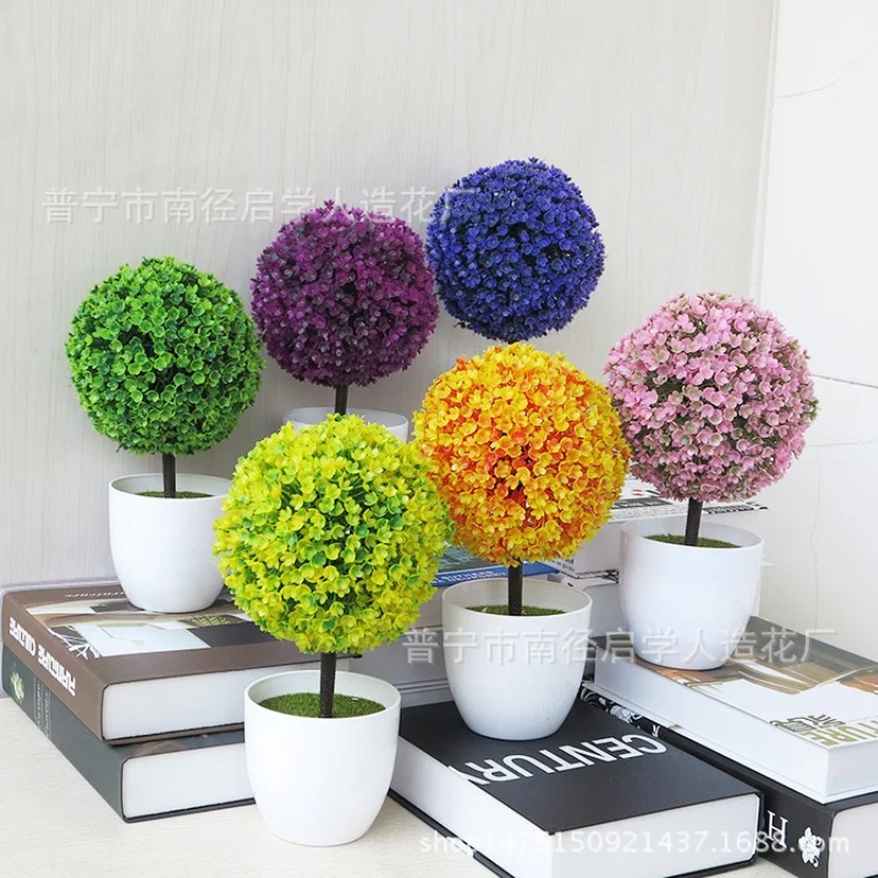 ต้นไม้ประดิษฐ์ขนาดเล็กในกระถาง - Bonsai Garden Home บทวิจารณ์และราคา