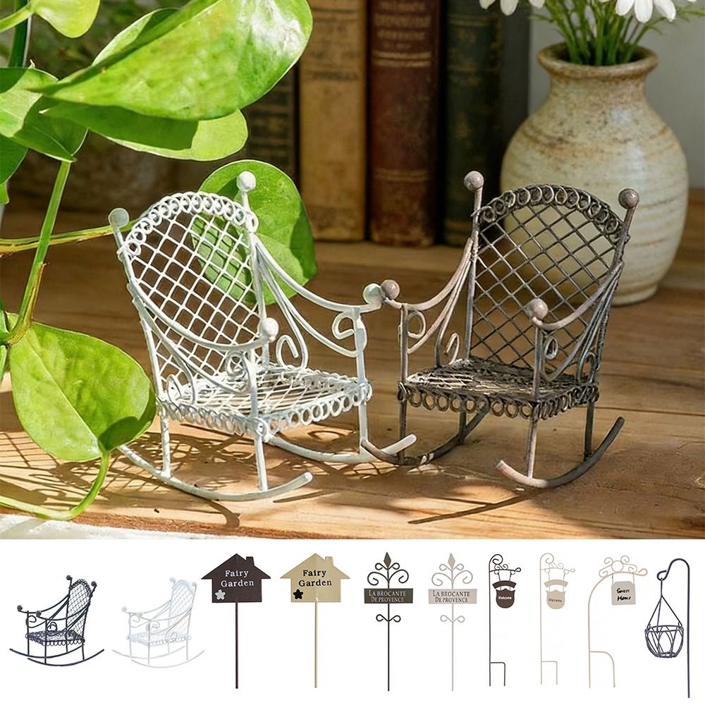 เฟอร์นิเจอร์บ้านตุ๊กตาโลหะ สีข - Bonsai Garden Photos บทวิจารณ์และราคา