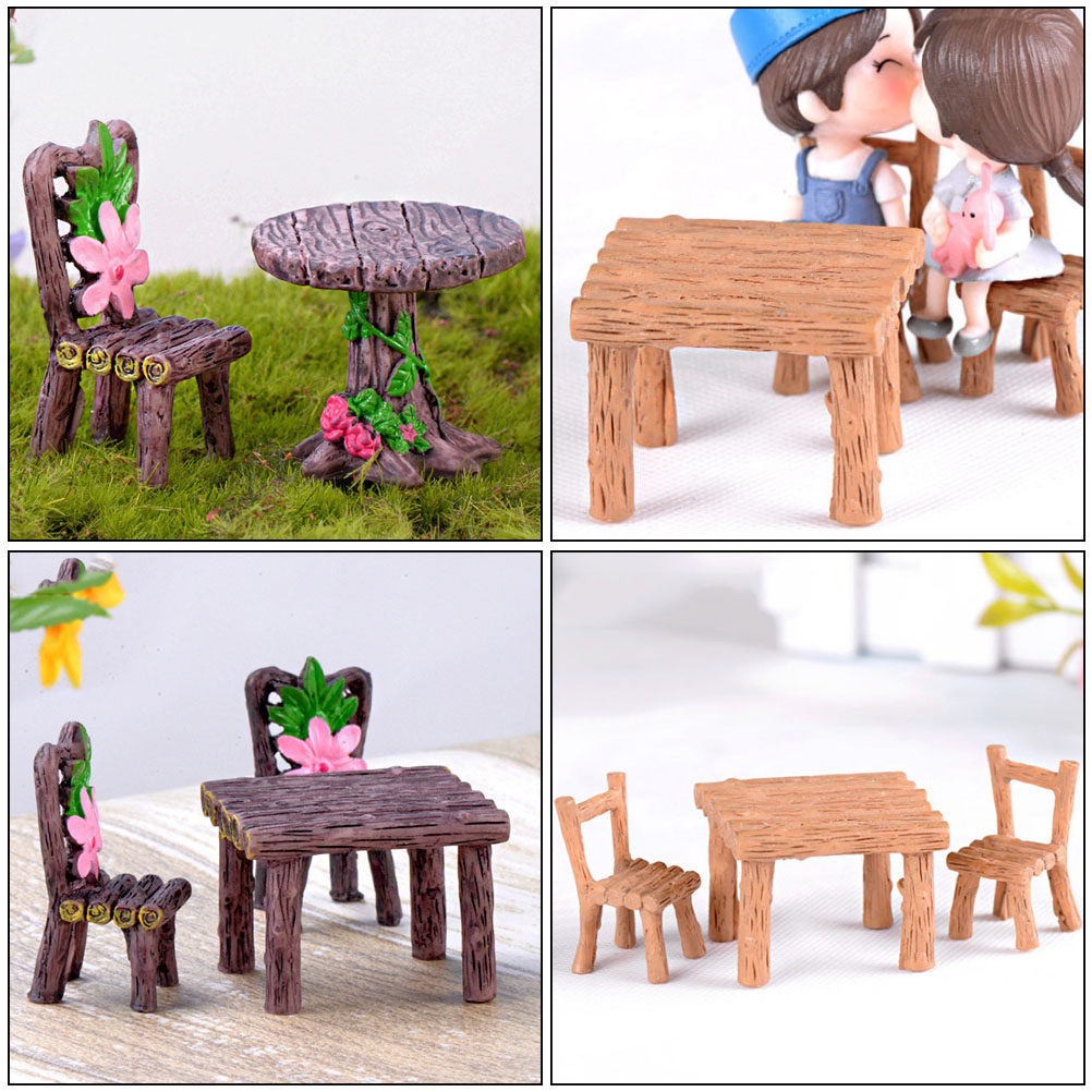 ชุดเก้าอี้และโต๊ะเรซินขนาดเล็ก - Bonsai Garden Home บทวิจารณ์และราคา